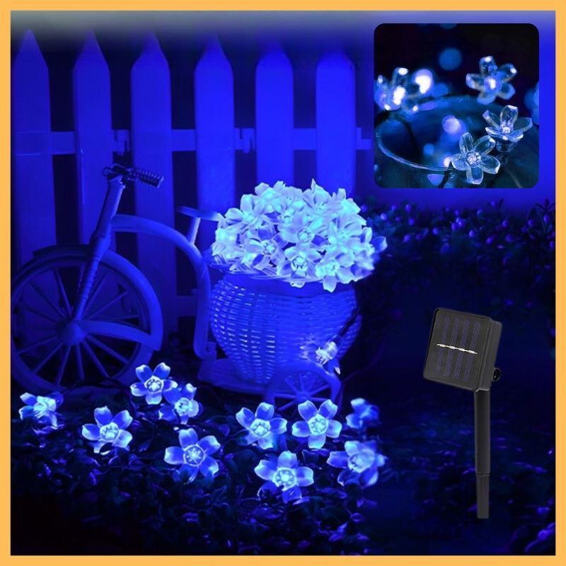 Guirlande Lumineuse Solaire - Fleur Bleue - Rando Expert