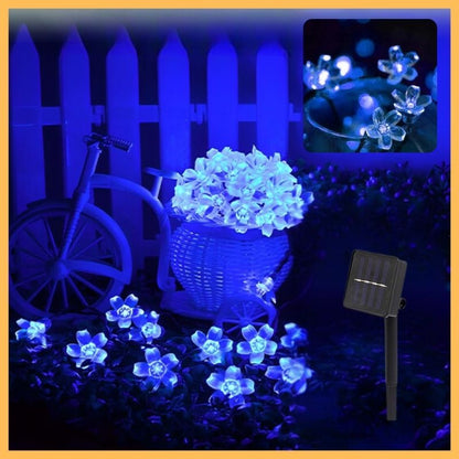 Guirlande Lumineuse Solaire - Fleur Bleue - Rando Expert