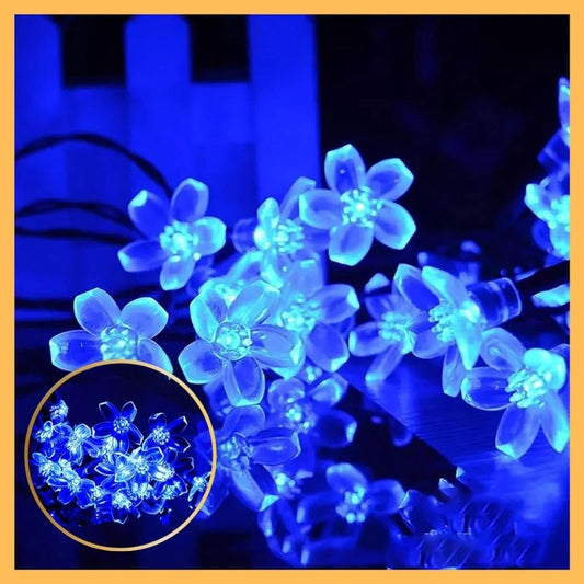 Guirlande Lumineuse Solaire - Fleur Bleue - Rando Expert