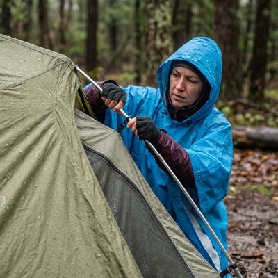 Poncho pluie compact et léger | Staysec - Rando Expert