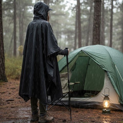Poncho pluie ultra - compact | Imperméable - Rando Expert