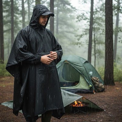 Poncho pluie ultra - compact | Imperméable - Rando Expert