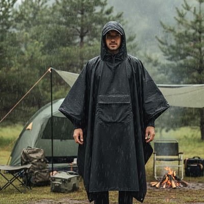 Poncho pluie ultra - compact | Imperméable - Rando Expert