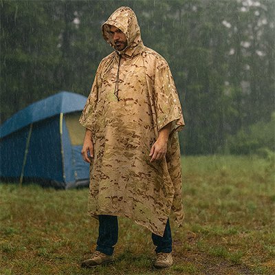 Poncho pluie | Ultra - léger imperméable - Rando Expert