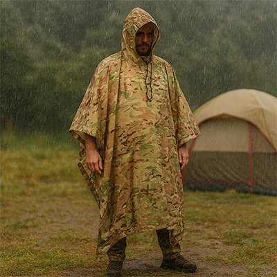 Poncho pluie | Ultra - léger imperméable - Rando Expert