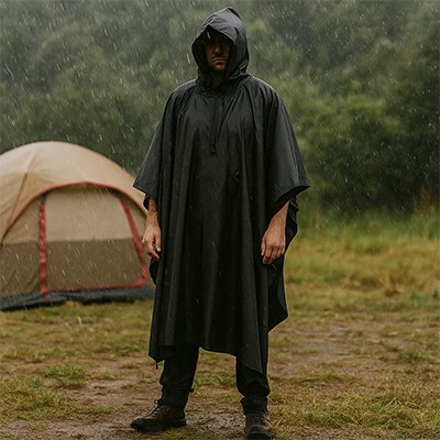 Poncho pluie | Ultra - léger imperméable - Rando Expert