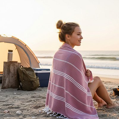 Serviette de plage | Ultra - absorbante - Rando Expert