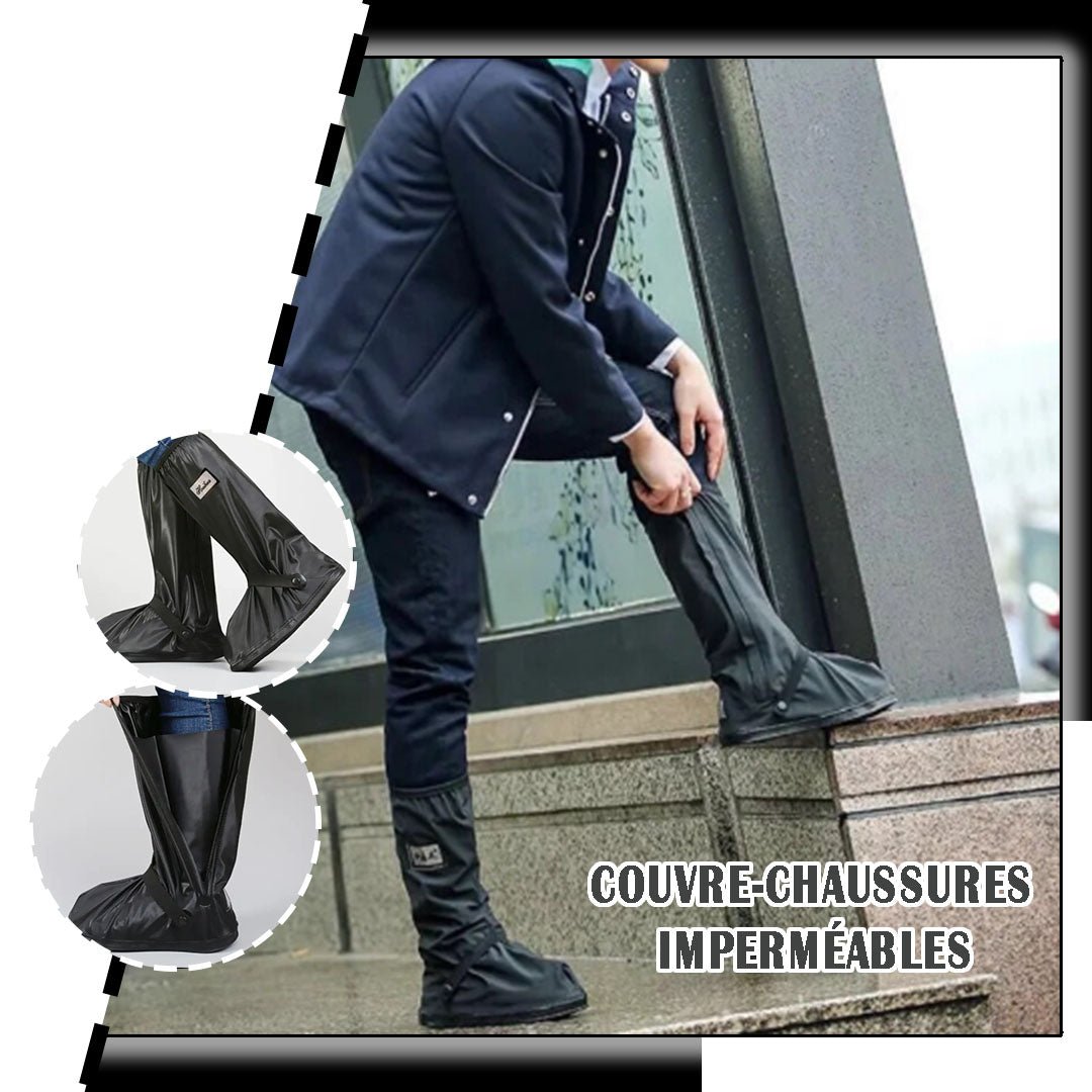 MarcheSec™ Couvre-Chaussures de Pluie Réutilisables - Rando Expert